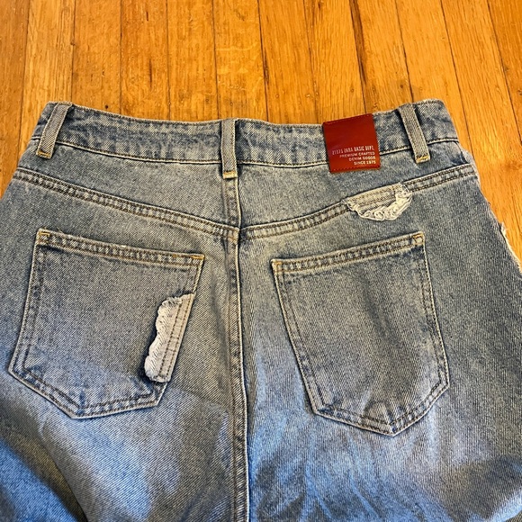 Zara Straight Leg Cuffed Jeans - Picture 5 of 5